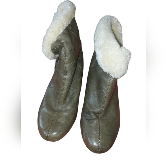 Spring Step Stockholm Women's Nubuck Leather Boots size 37 lace up Ankle… - Picture 2 of 10